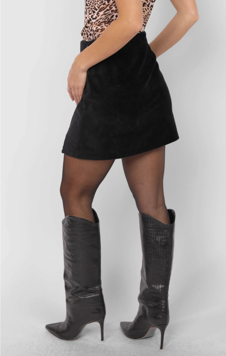 MORRISON MINI SKIRT WITH FRONT SLIT