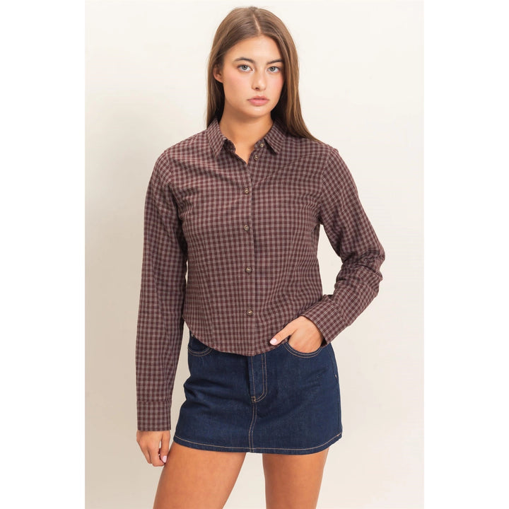 PLAID LONG SLEEVE SHIRT