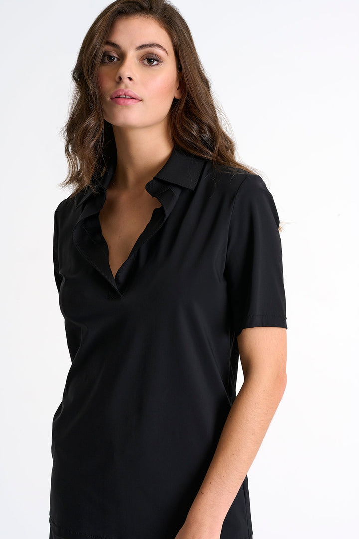 Short Sleeve Lycra Polo Dress - 52230-66-800