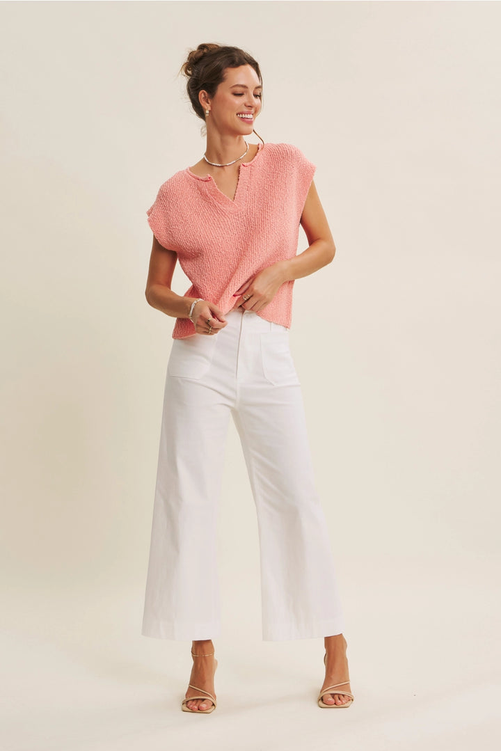 STRETCHY ANKLE PANTS WITH POCKETS