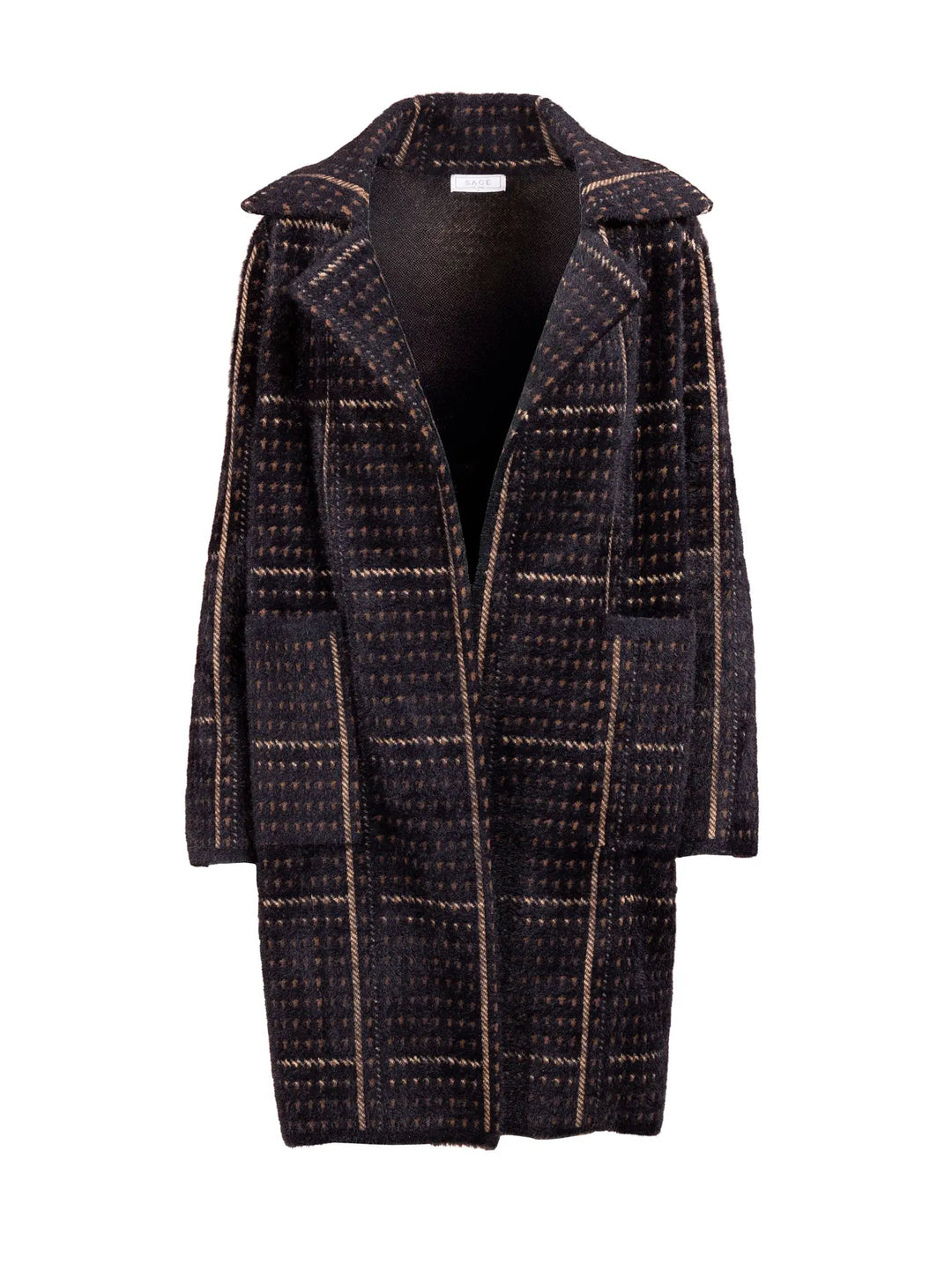 MARCEAU HOUNDSTOOTH COAT