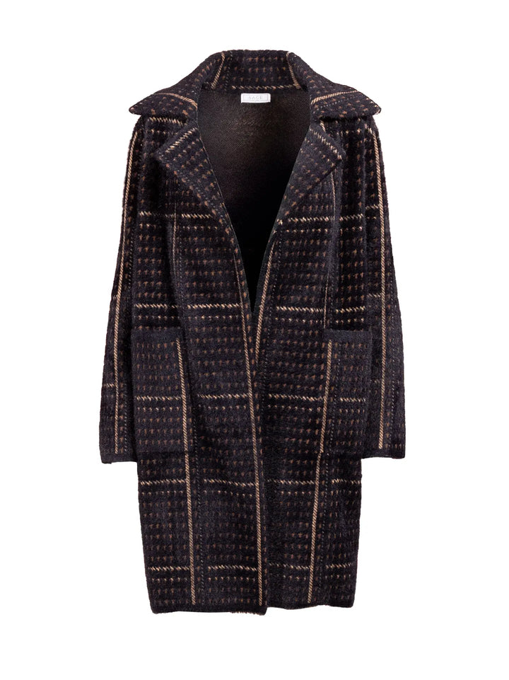 MARCEAU HOUNDSTOOTH COAT