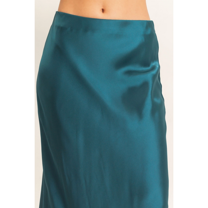 SATIN MAXI SKIRT