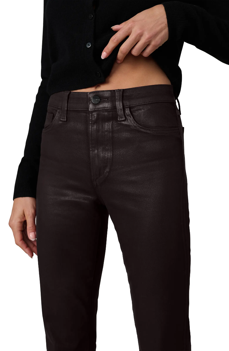 THE CALLIE CROPPED BOOTCUT COATED