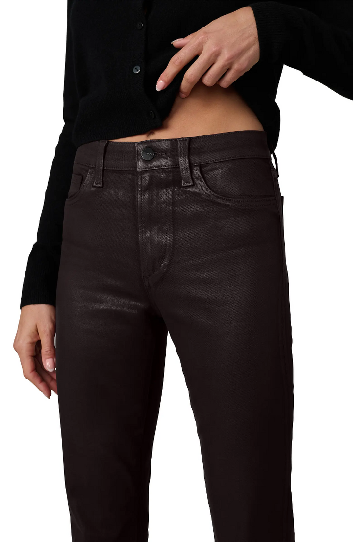 THE CALLIE CROPPED BOOTCUT COATED