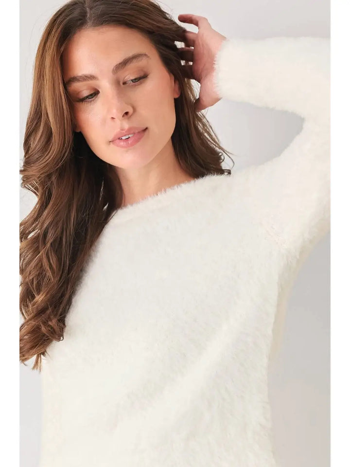 FURRY SWEATER TOP