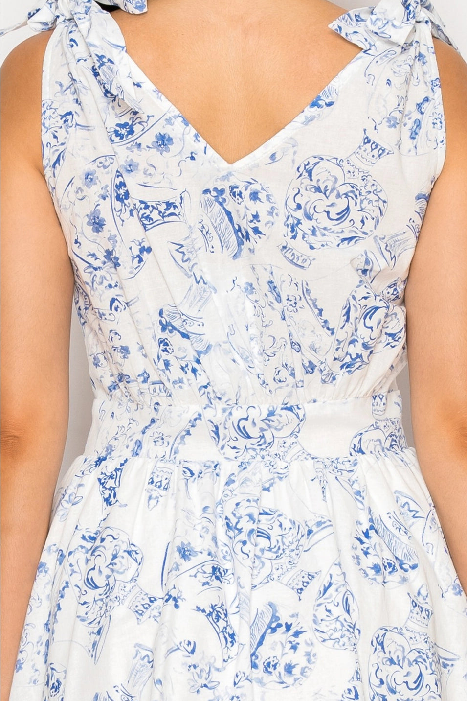 DELOS PORCELAIN SHORT DRESS