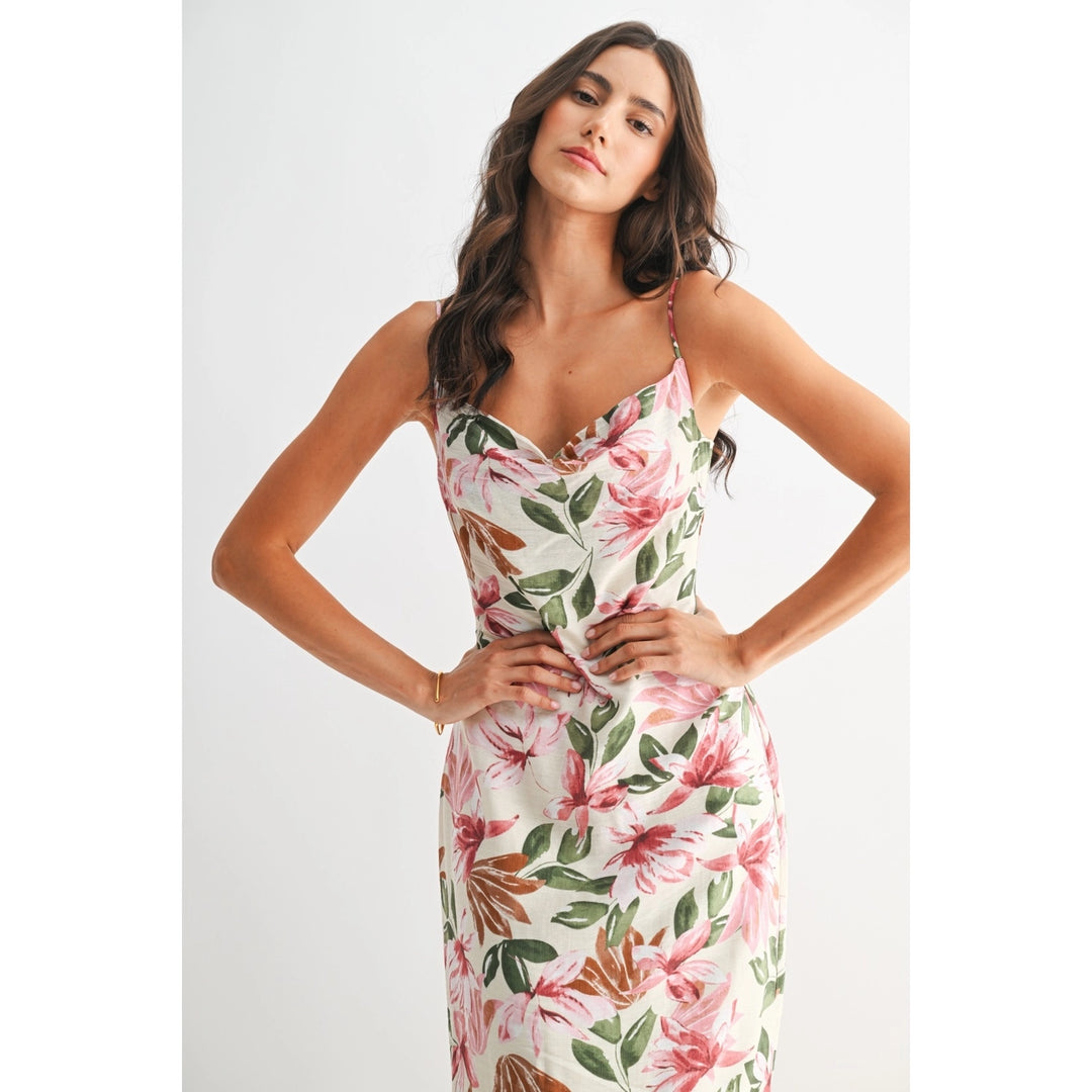 FLORAL ELEGANCE TIERED MAXI DRESS