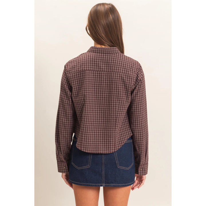 PLAID LONG SLEEVE SHIRT