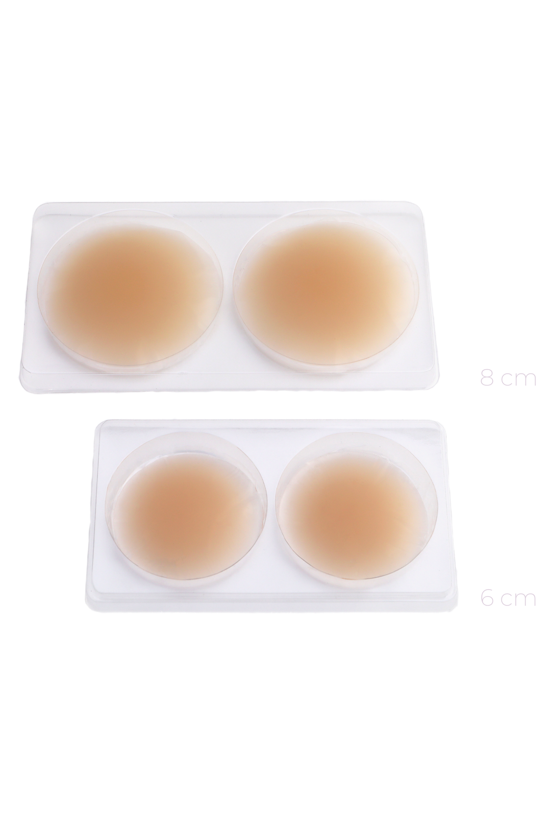 8cm Nipple Covers: Light Tint