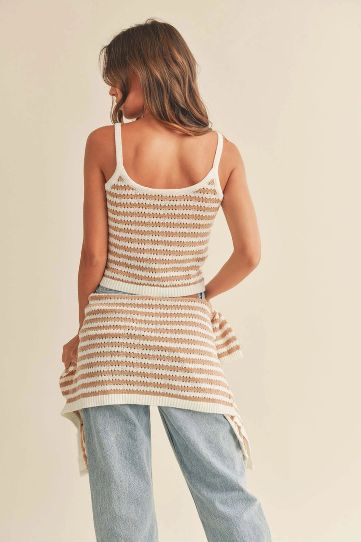 CROCHET KNITTED TANK TOP