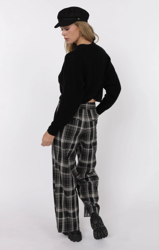 REMEMBER ME OVERLAPPED BACK SWEATER