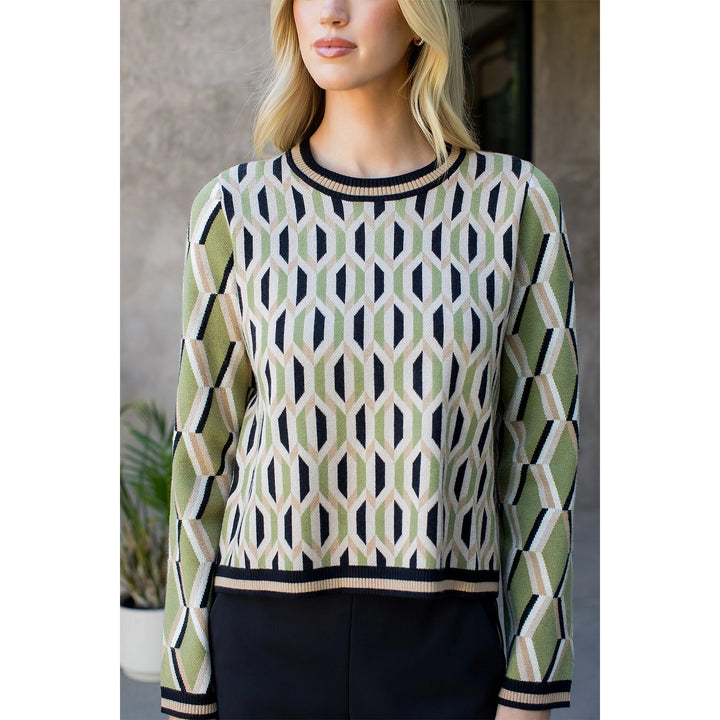 PATTERN KNITTED SWEATER