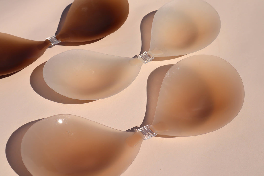 Silicone Stick On Bra: Light Tint / B