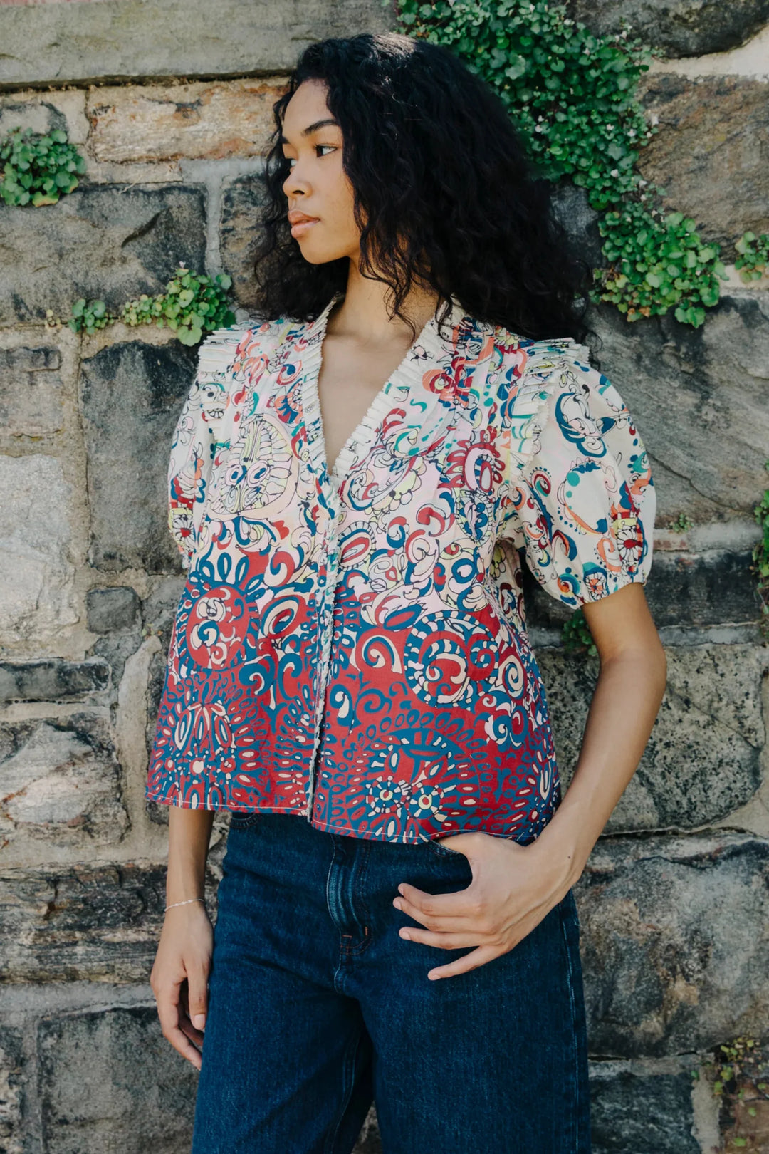 SHORT SLEEVE DANA TOP