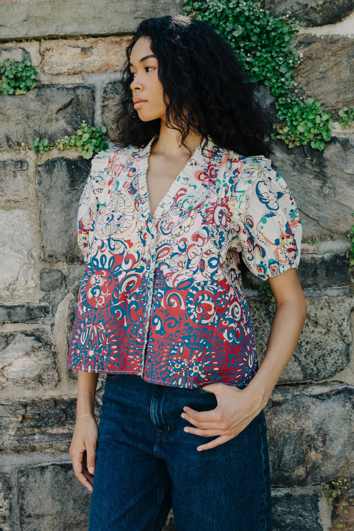 SHORT SLEEVE DANA TOP