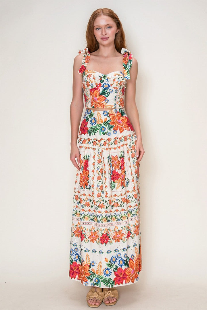FLOWY MAXI SKIRT