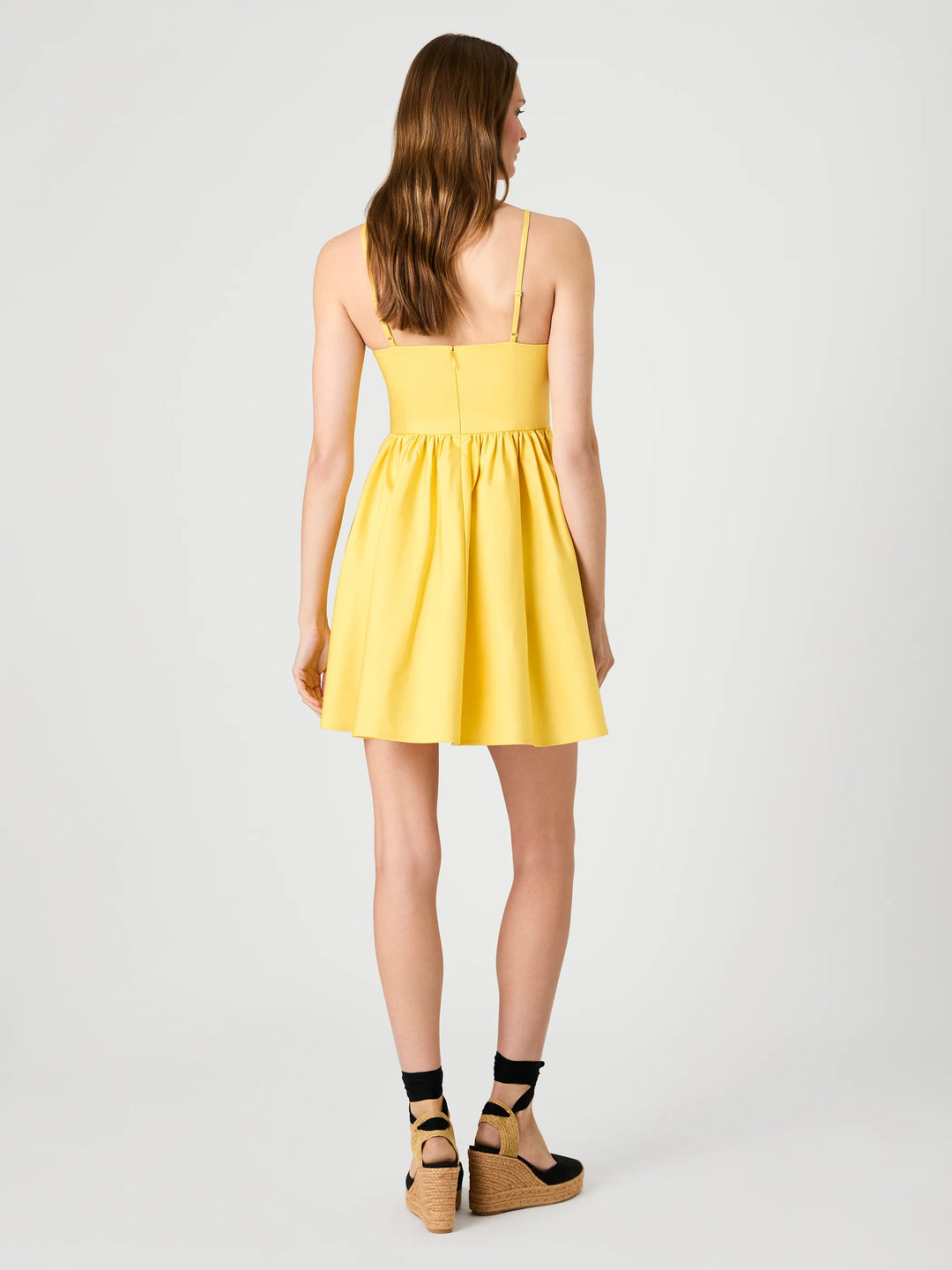 LILAH STRETCH COTTON BALLERINA DRESS
