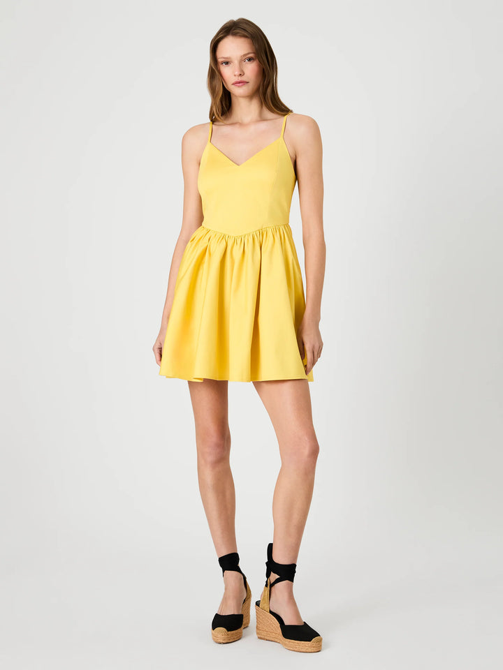 LILAH STRETCH COTTON BALLERINA DRESS
