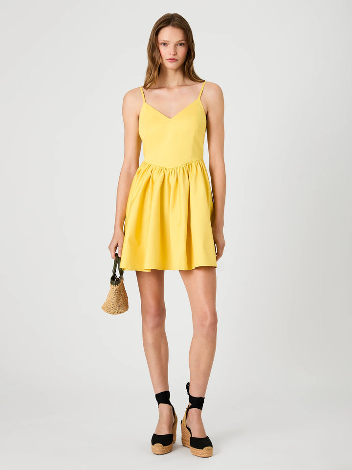 LILAH STRETCH COTTON BALLERINA DRESS