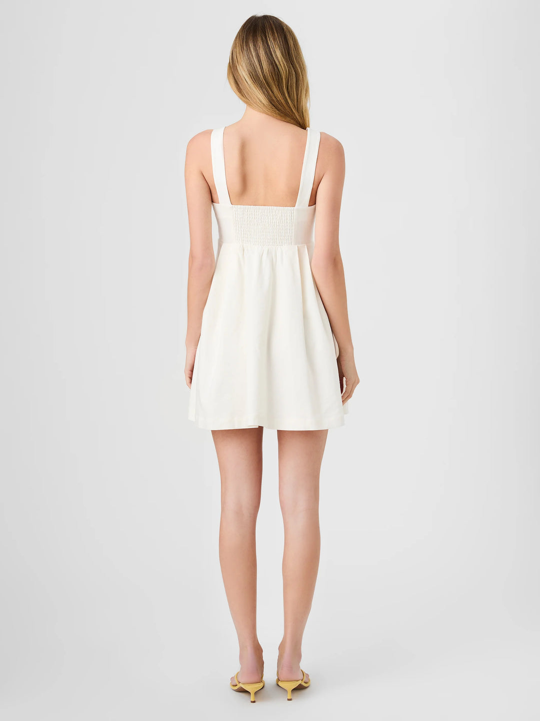 ASPEN LINEN BABYDOLL MINI DRESS