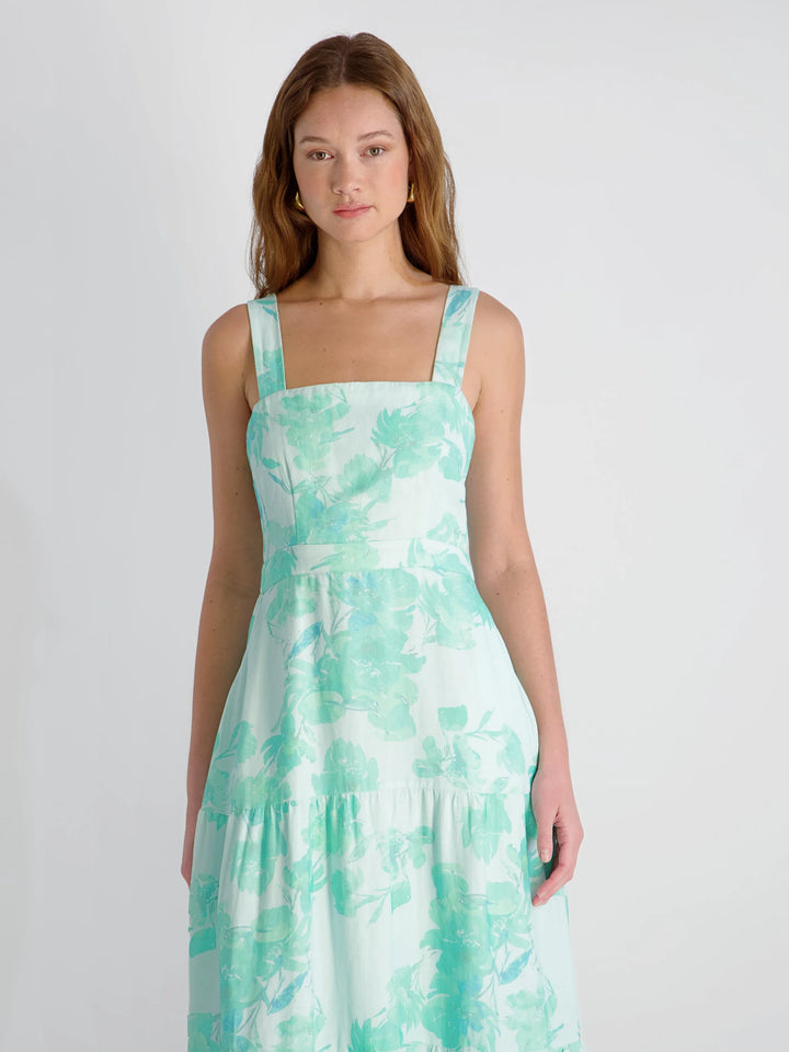 COOPER LINEN SOPHIE FLEUR MAXI DRESS