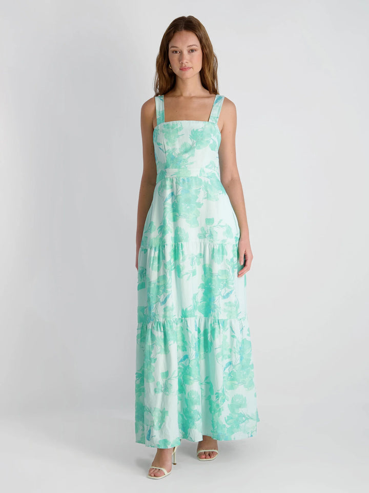 COOPER LINEN SOPHIE FLEUR MAXI DRESS
