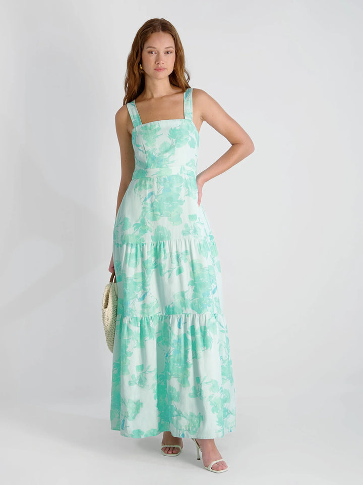 COOPER LINEN SOPHIE FLEUR MAXI DRESS