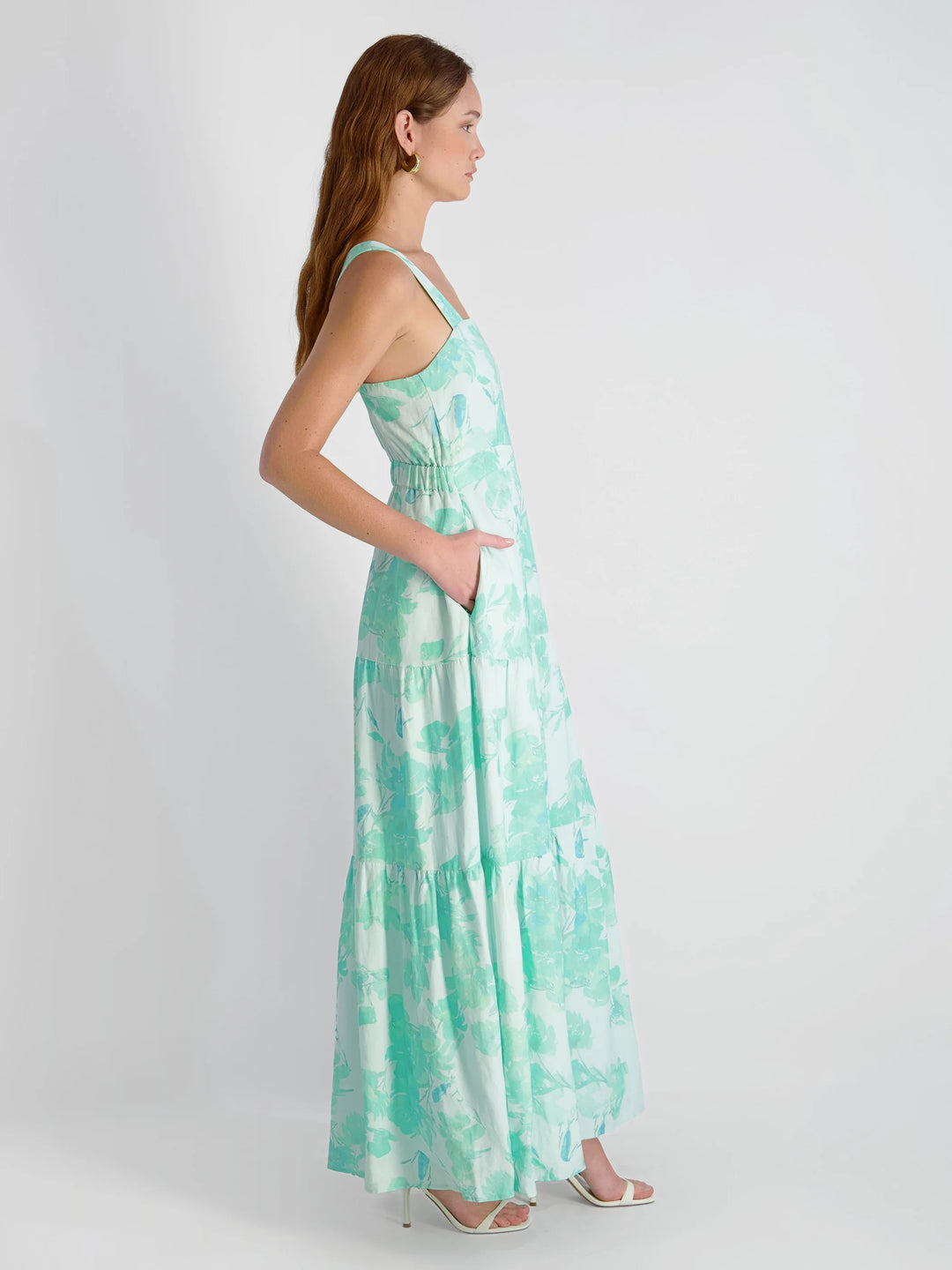 COOPER LINEN SOPHIE FLEUR MAXI DRESS