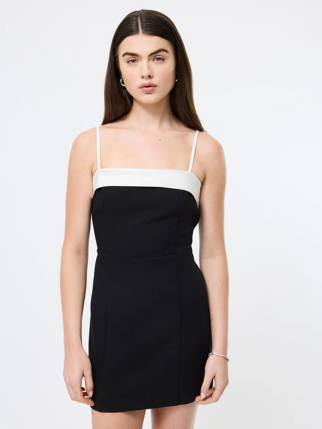 AZRA TWILL SLEEVELESS MINI DRESS