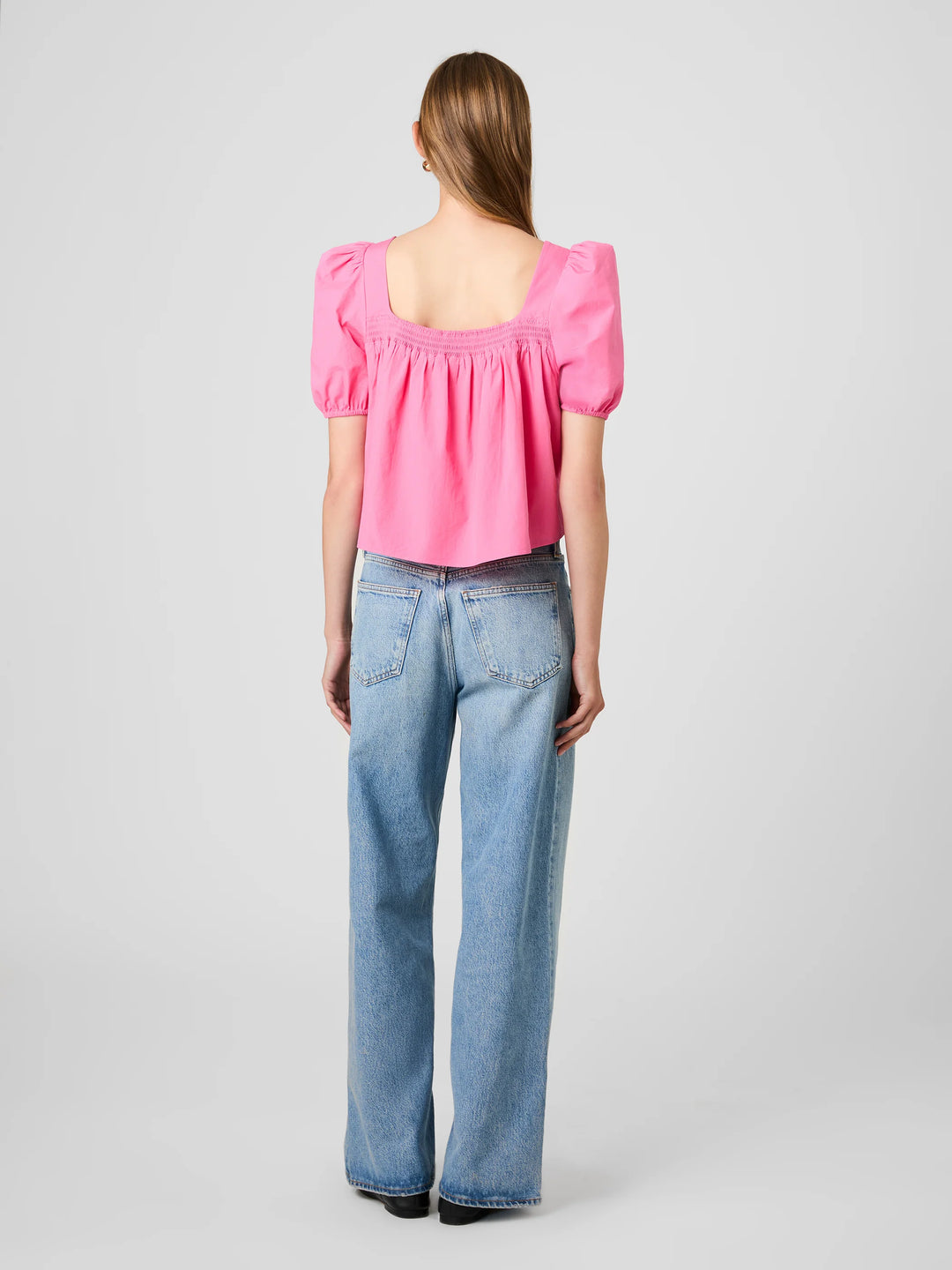 CAMBRIA COTTON PUFF SLEEVE TOP