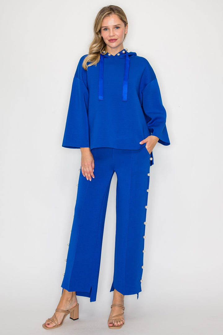 Farrah French Scuba Pearl Pant