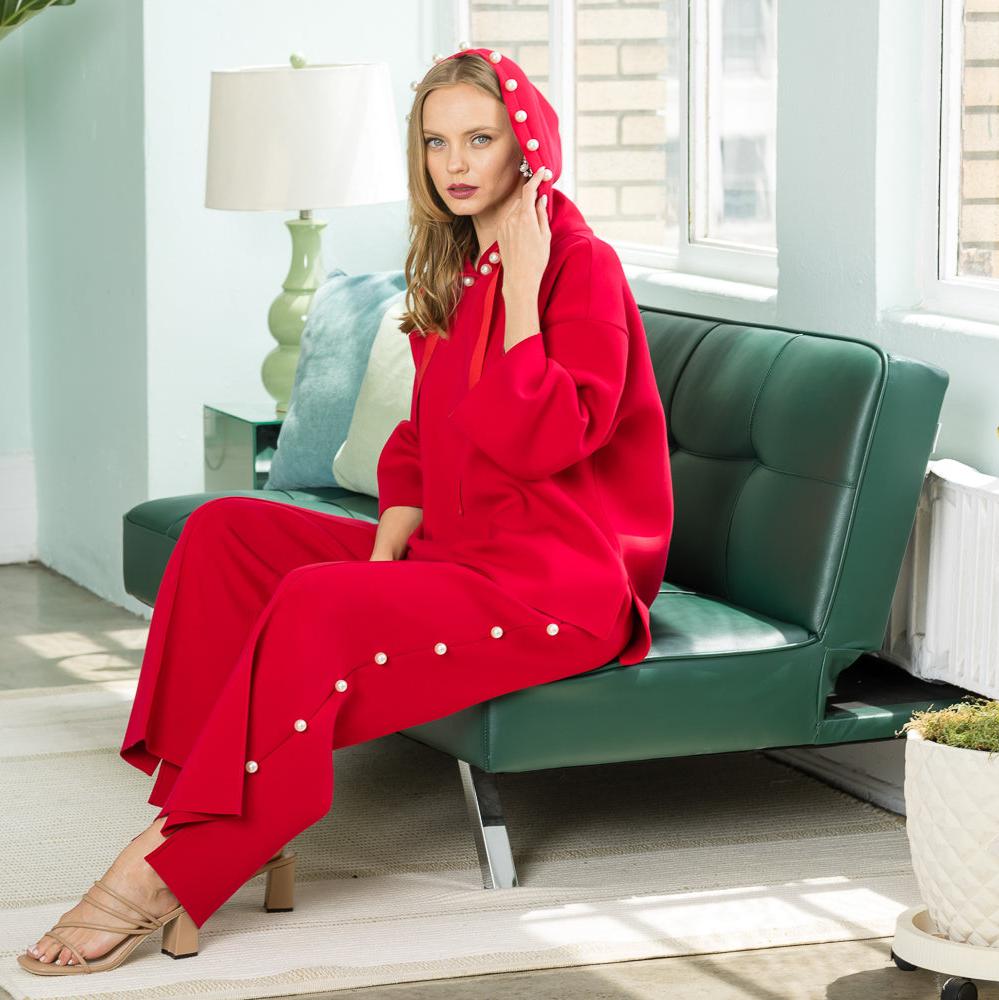 Farrah French Scuba Pearl Pant