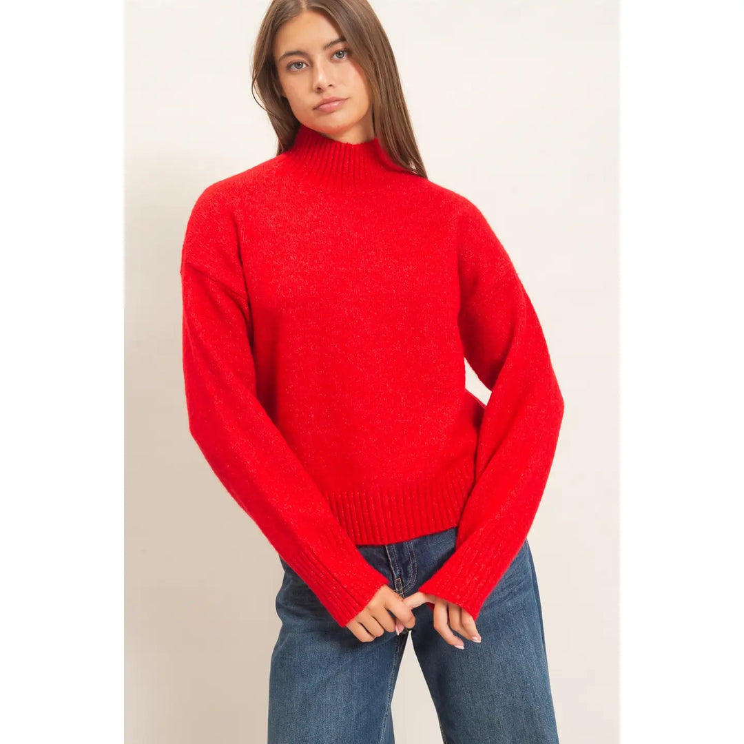 HIGH NECK SWEATER