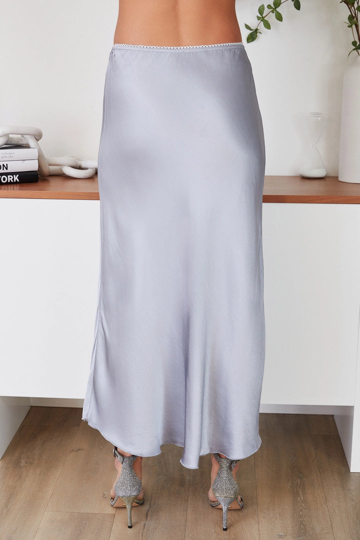 SILKY VISCOSE RAYON SLIP SKIRT