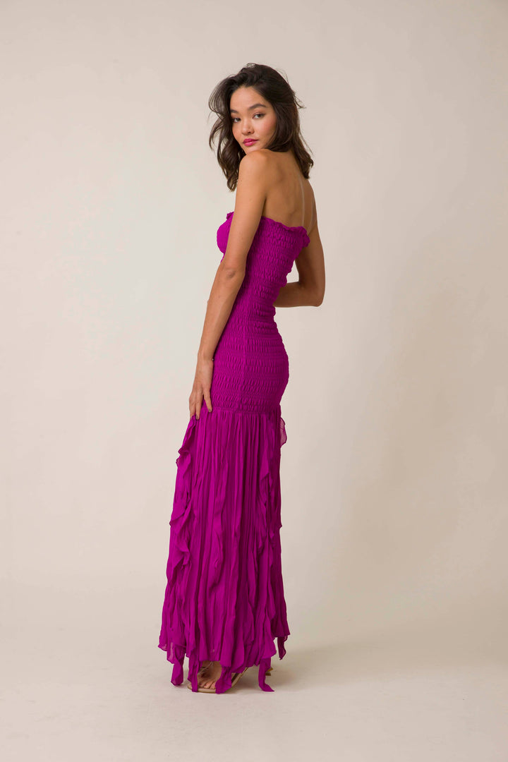 HEADLINER STRAPLESS MIDI DRESS