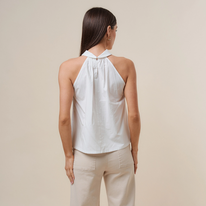 HALTER NECK BLOUSE TOP