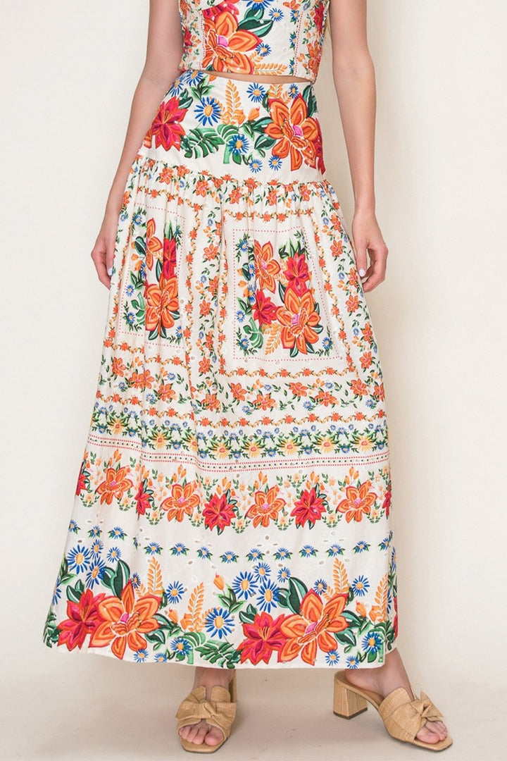 FLOWY MAXI SKIRT