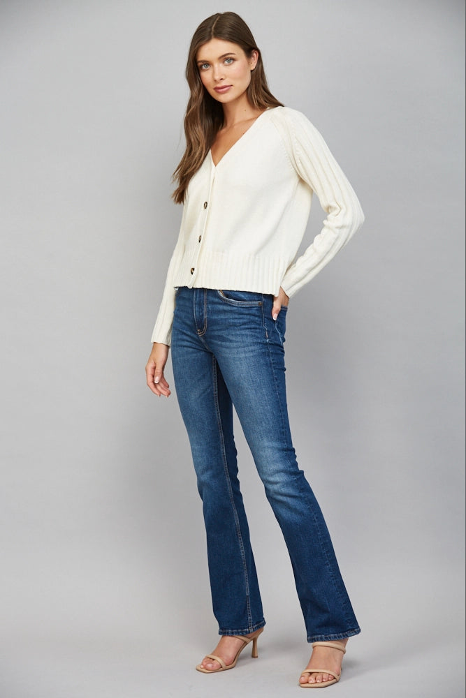 CASHMERE BLEND CARDIGAN
