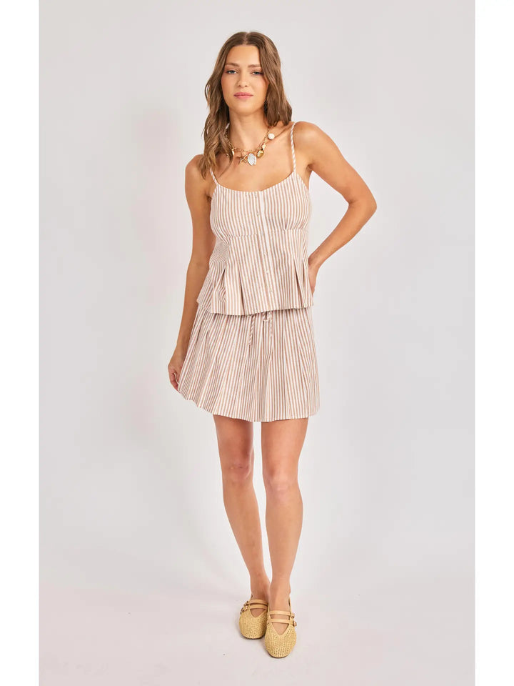 JETSET PLEATED TANK