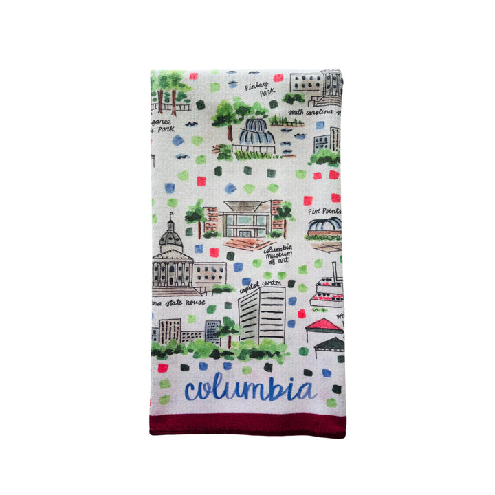COLUMBIA, SC TEA TOWEL - DOUBLE SIDED