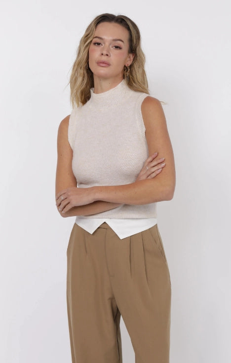 BRIANNA TURTLENECK SWEATER TANK