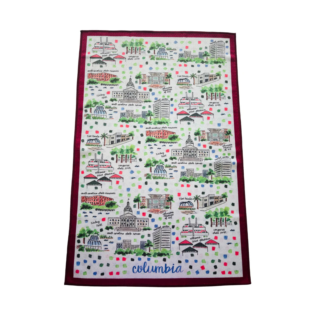 COLUMBIA, SC TEA TOWEL - DOUBLE SIDED