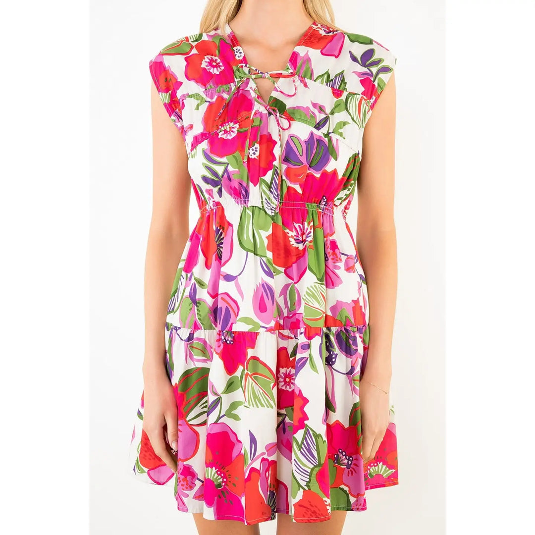 FLORAL PRINT DRESS