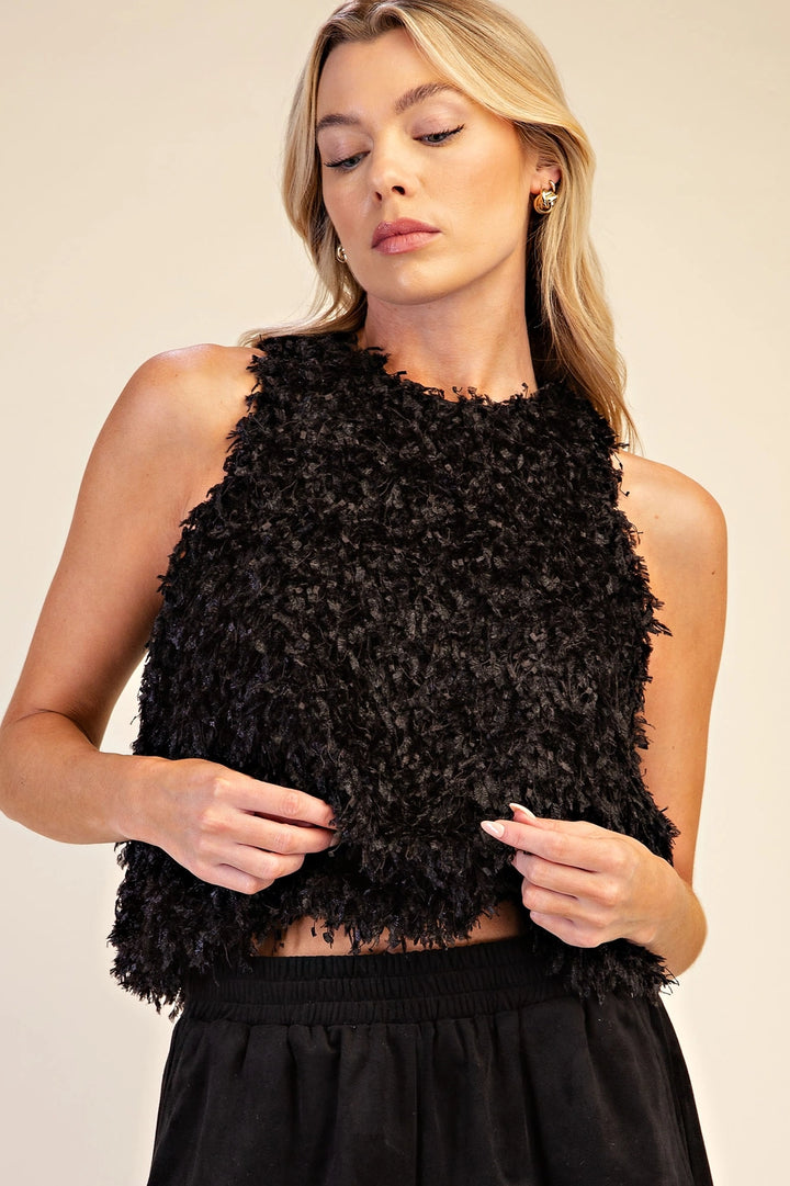 ROUND NECK BALLOON TOP