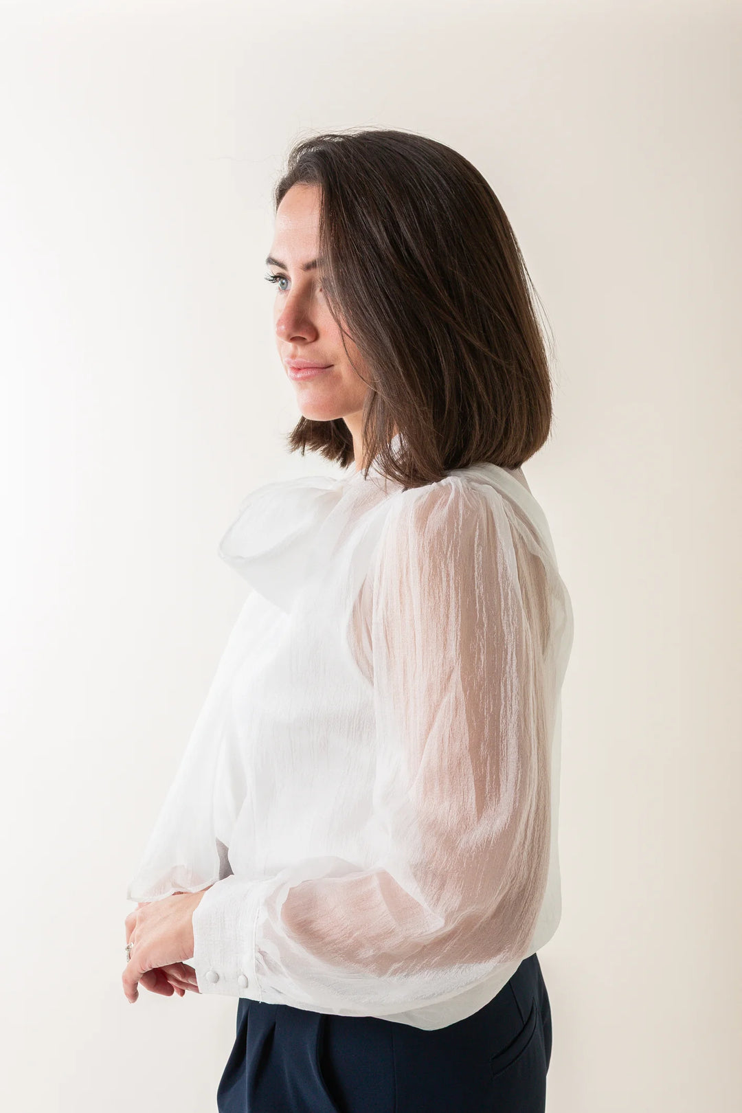 NATASIA SHEER BLOUSE