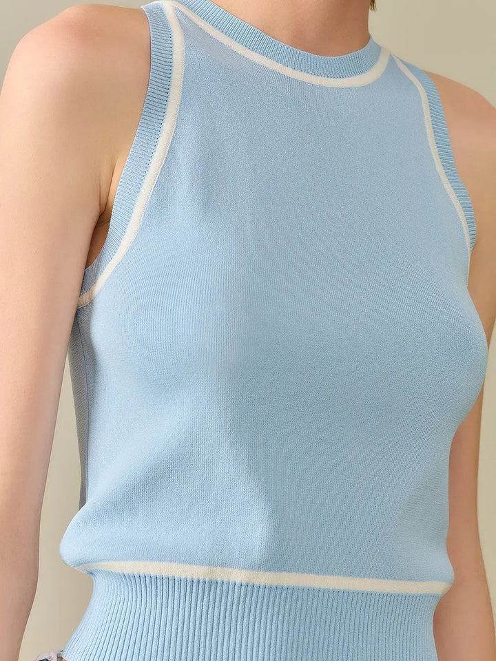 SLEEVELESS SWEATER