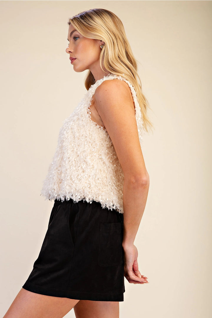 ROUND NECK BALLOON TOP
