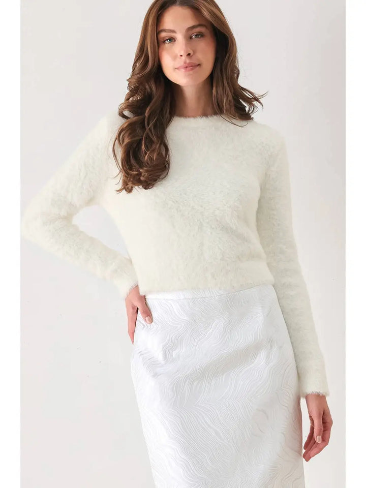 FURRY SWEATER TOP