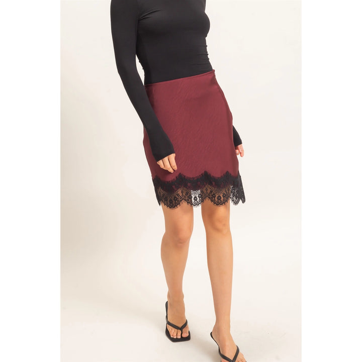 ASYMMETRICAL BIAS CUT SLIP SKIRT